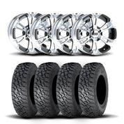 ITP SS212 15" Matte Black Wheels And Tenacity Tires [33x9.5-15]