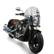 National Cycle Light Gray SwitchBlade Chopped Quick Release Windshield With Mount Kit, Straight Forks