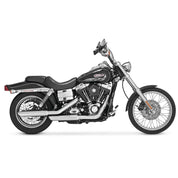 Vance And Hines Twin Slash Muffler 3in Slip On Exhaust Chrome With Fuelpak FP4
