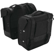 Burly Brand Voyager Throw Over Saddlebags Black - B15-1002B
