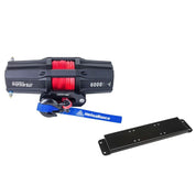 Viper V2 UTV Winch Kit 3500 lb Standard Spool With 40 Feet Blue Synthetic Rope With Mount For Polaris Ranger Models 2020-2022