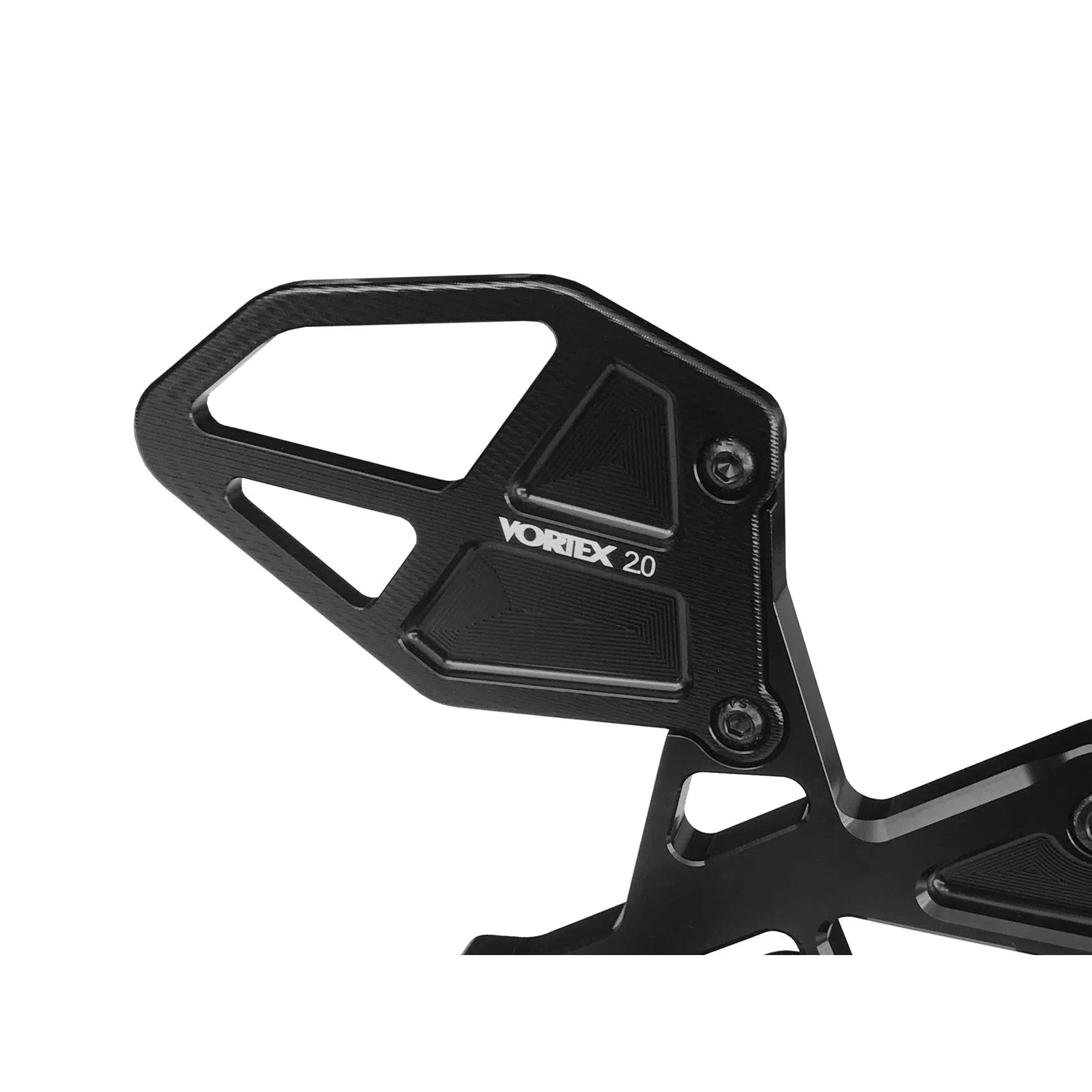 Vortex Racing Adjustable Rear Set Black - RS591K