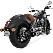 Vance & Hines 18554 Hi-Output Grenades 2 Into 2 Exhaust Chrome For Indian Scout