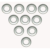 WSM Flat Washer 10mm Stainless - Pack Of 10 014-403