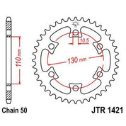 Front & Rear Sprocket Kit for BOMBARDIER DS650 04-05 JT Sprockets