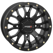 System 3 ST-3 Simulated Beadlock Matte Black Wheel 15x7 4/137 5+2 (+40mm)