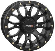 System 3 ST-3 Simulated Beadlock Matte Black Wheel 18x7 4/156 4+3 (+10mm)