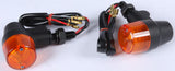 TURN SIGNAL STYLE 3 BLACK W/AMBER LENS