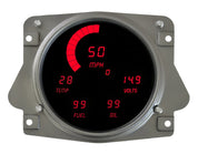Intellitronix Red OEM Replacement Digital LED Gauge Panel For Ford Bronco 1966-1977