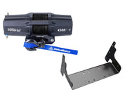 Viper V2 ATV Winch Kit 4500 lb Standard Spool With 40 Feet Orange Synthetic Rope With Mount For Polaris Models 2003-2006