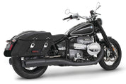 Freedom Performance 4.5" Slip-On Exhaust Straight Cut Black Black Tip For BMW R18 2021 BM00253