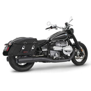 Freedom Performance 4.5" Slip-On Exhaust Straight Cut Black Black Tip For BMW R18 2021 BM00253