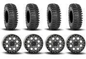 System 3 SB-7 Beadlock Titanium 15" Wheels And XT400 Tires [30x10R-15]