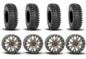 System 3 SB-4 Beadlock Bronze 15" Wheels And XT400 Tires [33x10R-15]
