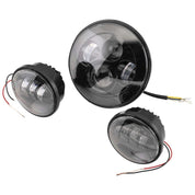 Letric Lighting LED Headlamp and Fog Lamp Kit Black 7"
