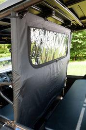 Seizmik Soft Rear Windshield & Dust Panel For Kawasaki Mule Pro FX/FXT 50-04028