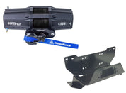 Viper V2 UTV Winch Kit 4500 lb Standard Spool With 40 Feet Black Synthetic Rope With Mount For Honda Pioneer 700/4 2014-2021