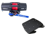 Viper V2 ATV Winch Kit 3500 lb Standard Spool With 40 Feet Orange Synthetic Rope With Mount For Yamaha Grizzly 660 2002-2008