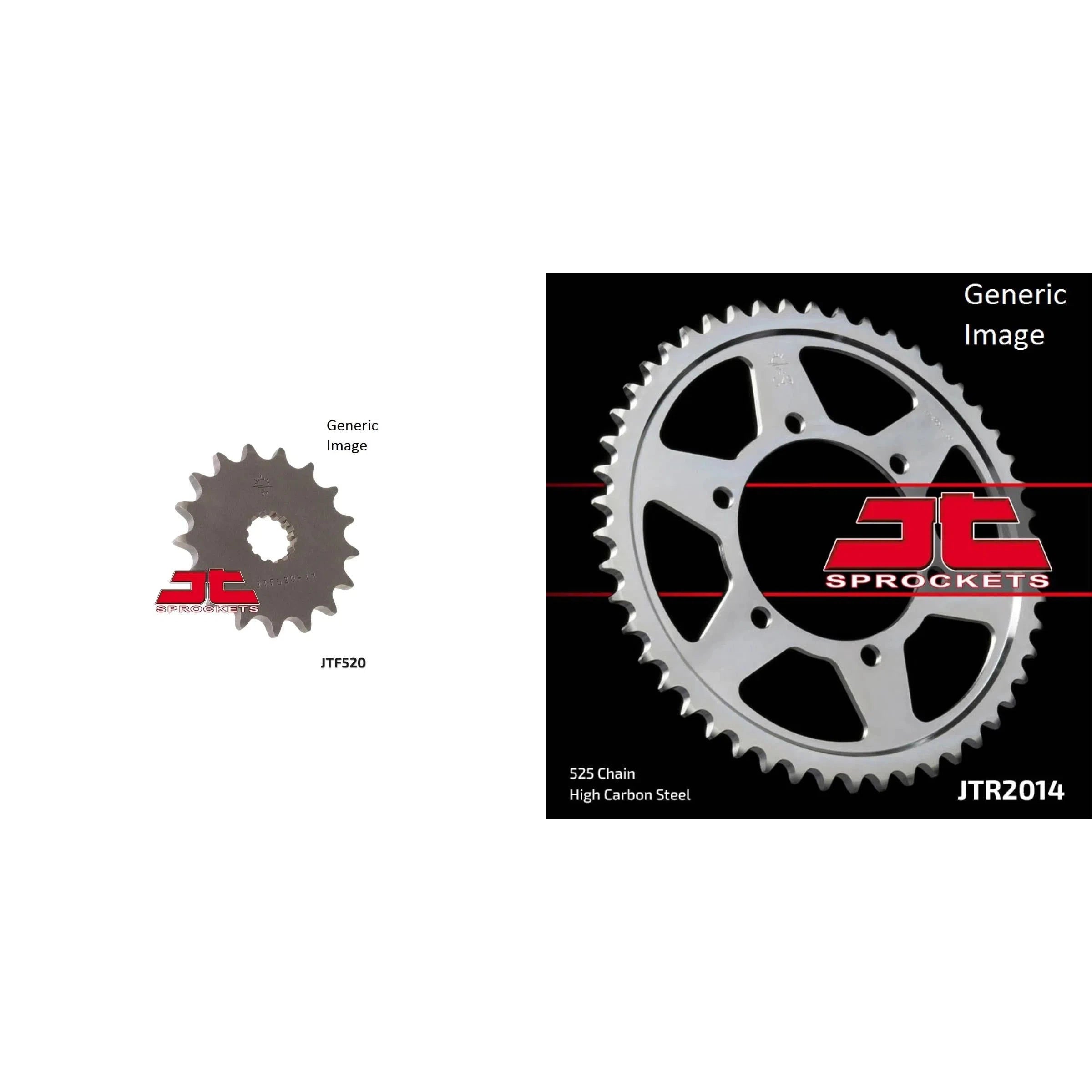 Front & Rear Sprocket Kit for Street TRIUMPH 800 Tiger/XC 2011-2016
