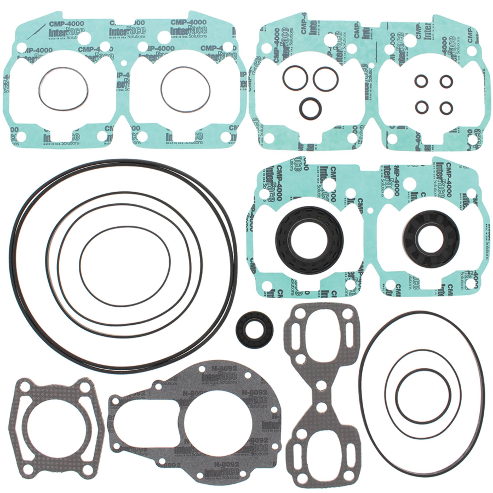 Vertex Complete Gasket With Oil Seals Kit 611209