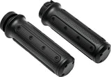 Kuryakyn Black Heavy Industry Grips Dual Cable 6121