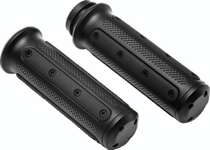 Kuryakyn Chrome Heavy Industry Grips Throttle-By-Wire 6122