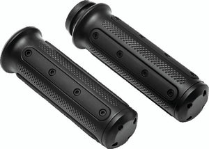 Kuryakyn Chrome Heavy Industry Grips Throttle-By-Wire 6122