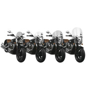 National Cycle Clear SwitchBlade Deflector Quick Release Windshield With Mount Kit, Straight Forks