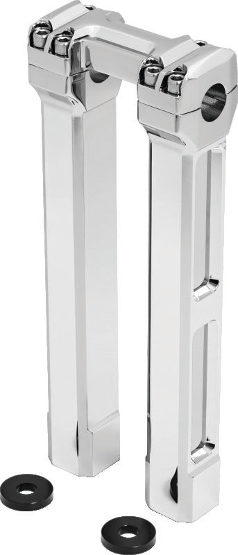 Kuryakyn Chrome 12in Billet Handlebar Risers 6130