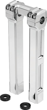 Kuryakyn Chrome 12in Billet Handlebar Risers 6130