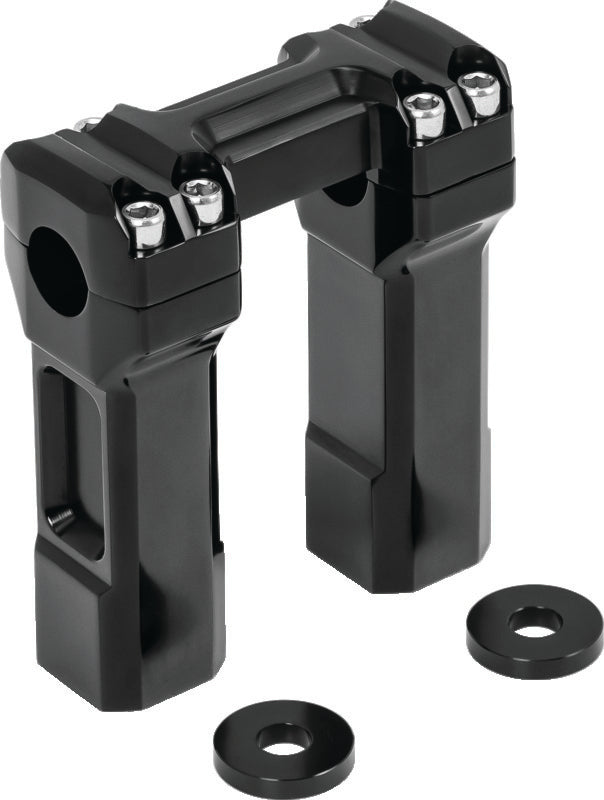 Kuryakyn Black 5in Billet Handlebar Risers 6132