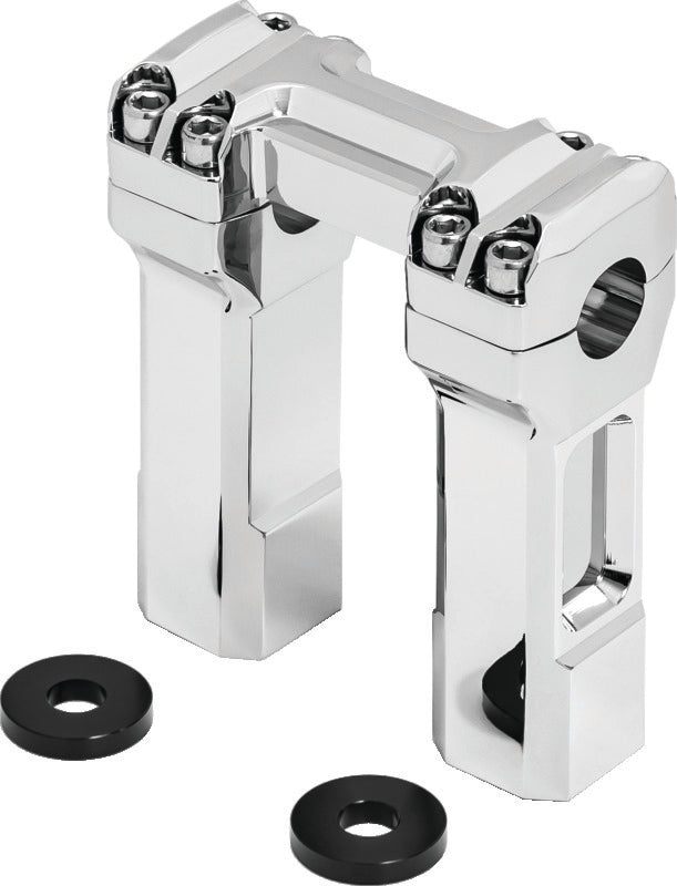 Kuryakyn Chrome 5in Billet Handlebar Risers 6133