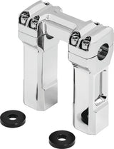 Kuryakyn Chrome 5in Billet Handlebar Risers 6133