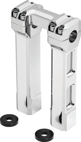 Kuryakyn Chrome 8in Billet Handlebar Risers 6134