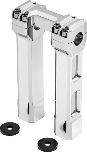 Kuryakyn Chrome 8in Billet Handlebar Risers 6134