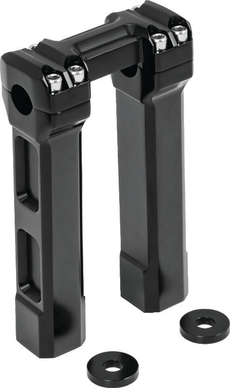 Kuryakyn Black 8in Billet Handlebar Risers 6135