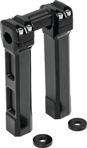 Kuryakyn Black 8in Billet Handlebar Risers 6135
