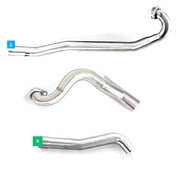 HMF Brushed Aluminum Head Pipe For 2012-2022 Can Am Renegade 1000 6143809