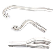 HMF Brushed Aluminum Performance Head Pipe For 2012-2022 Can Am Renegade 500-850