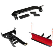 Denali Black UTV Snow Plow Kit For Polaris Ranger 570 4x4 Full Size 2016-2020