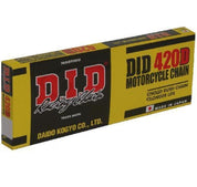 DID Standard 420D Chain 100 Links Natural for Street Motorcycle