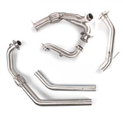 HMF Brushed Aluminum Forward Exhaust For 2015-2016 Can Am Maverick Turbo