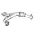 HMF Brushed Aluminum Forward Exhaust For 2015-2016 Can Am Maverick Turbo