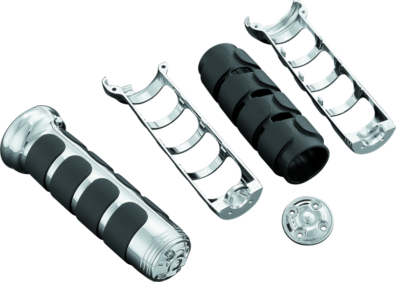Kuryakyn Chrome ISO Grips For OEM Heated Grips 6183