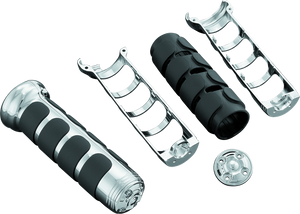 Kuryakyn Chrome ISO Grips For OEM Heated Grips 6183