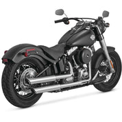 Vance And Hines Twin Slash Muffler 3in Slip On Exhaust Chrome With Fuelpak FP4
