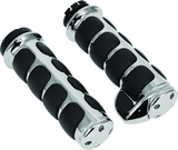 Kuryakyn Chrome ISO Grips With Throttle Boss Dual Cable 6212