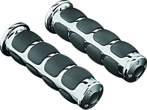 Kuryakyn Chrome ISO Universal Grips 7/8in Bars 6241