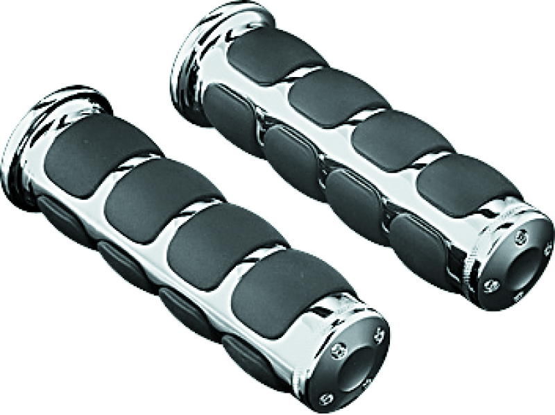 Kuryakyn Chrome ISO Universal Grips 1in Bars 6240