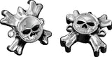 Kuryakyn Chrome Replacement Zombie Grip Emblems With Throttle Boss 6278